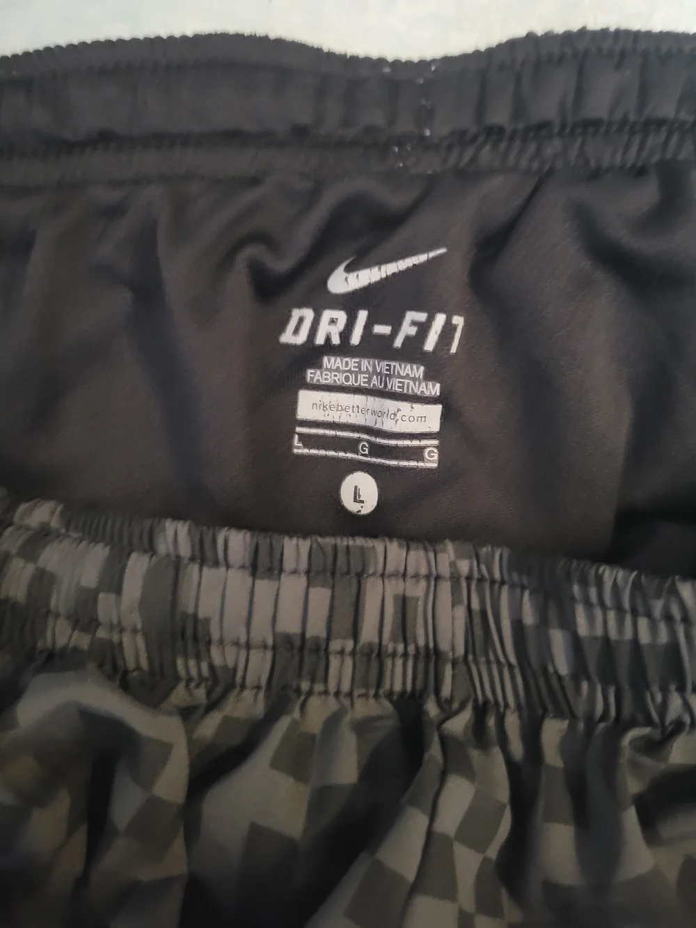 Nike Men's Black Pixel Camo Athletic Shorts
